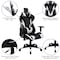 Flash Furniture Black Gaming Desk-Cup Holder/Reclining Chair Set BLN-X20D1904-BK-GG - alternate 7